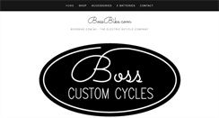 Desktop Screenshot of bossbike.com